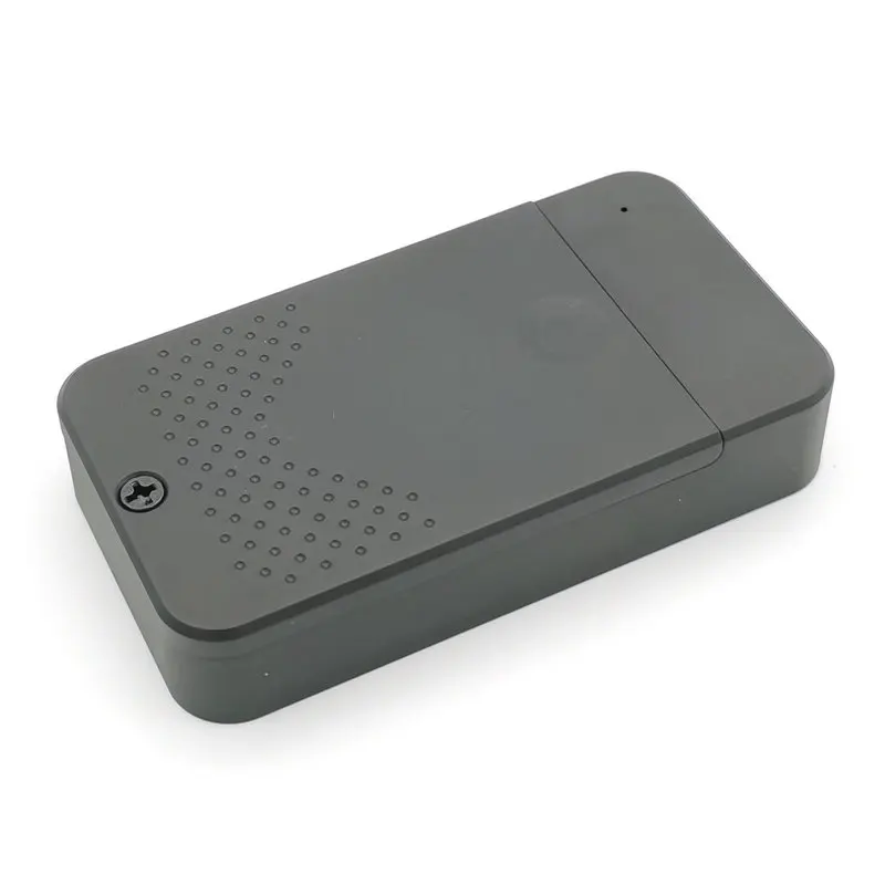 Black Plastic Battery Box Enclosure Case For Access Control System Easy Installation Have Control Board Position