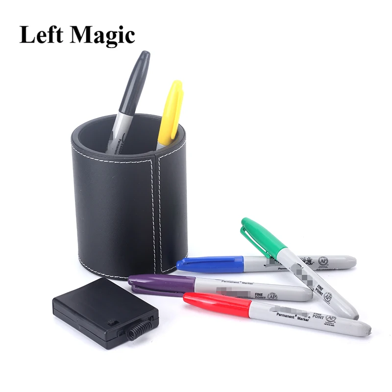 

Color Pen Prediction - Leather Pen Holder - Close Up Magic / Magic Trick/Mentalism