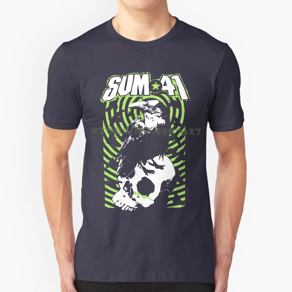 Sexy Tops Clothing Loose Summer Style Fashion Sum 41-Crow ( T Shirt Unisex Tg. L )-Taglia L