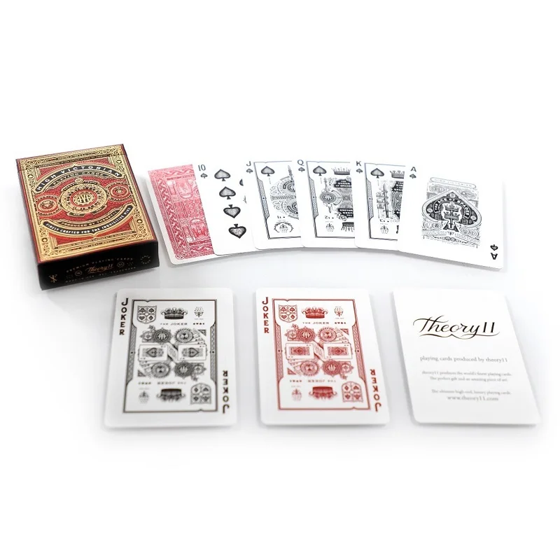 Theory 11 High Victorian Playing Cards T11 Blue/Red Deck Poker Size USPCC Magic Card Games Magic Tricks Props for Magician