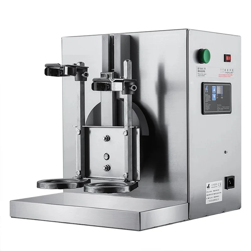 Double head bubble milkshake machine electric milk tea shaker 340RPM double frame cup beverage shaker