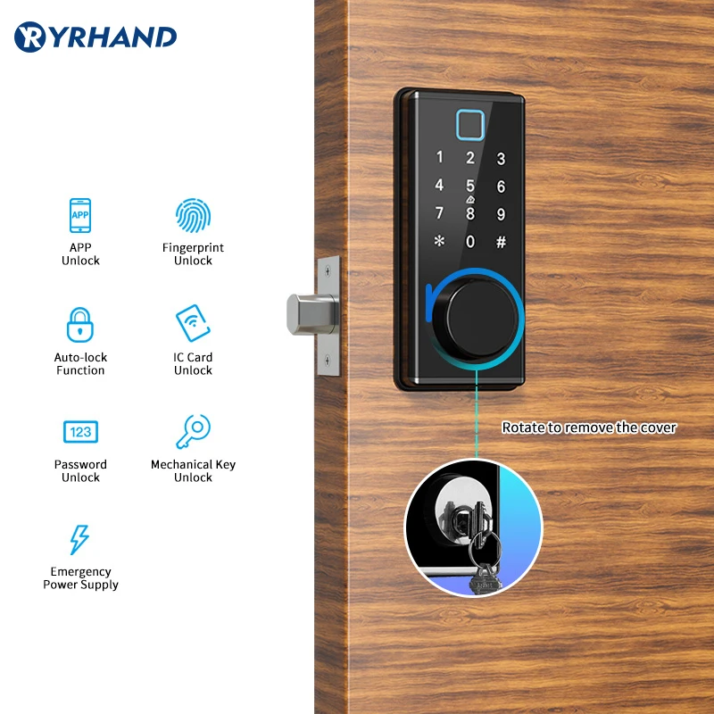 casa digital home hotel fingerprint  cerradura inteligente fechadura eletronica ttlock smart door lock