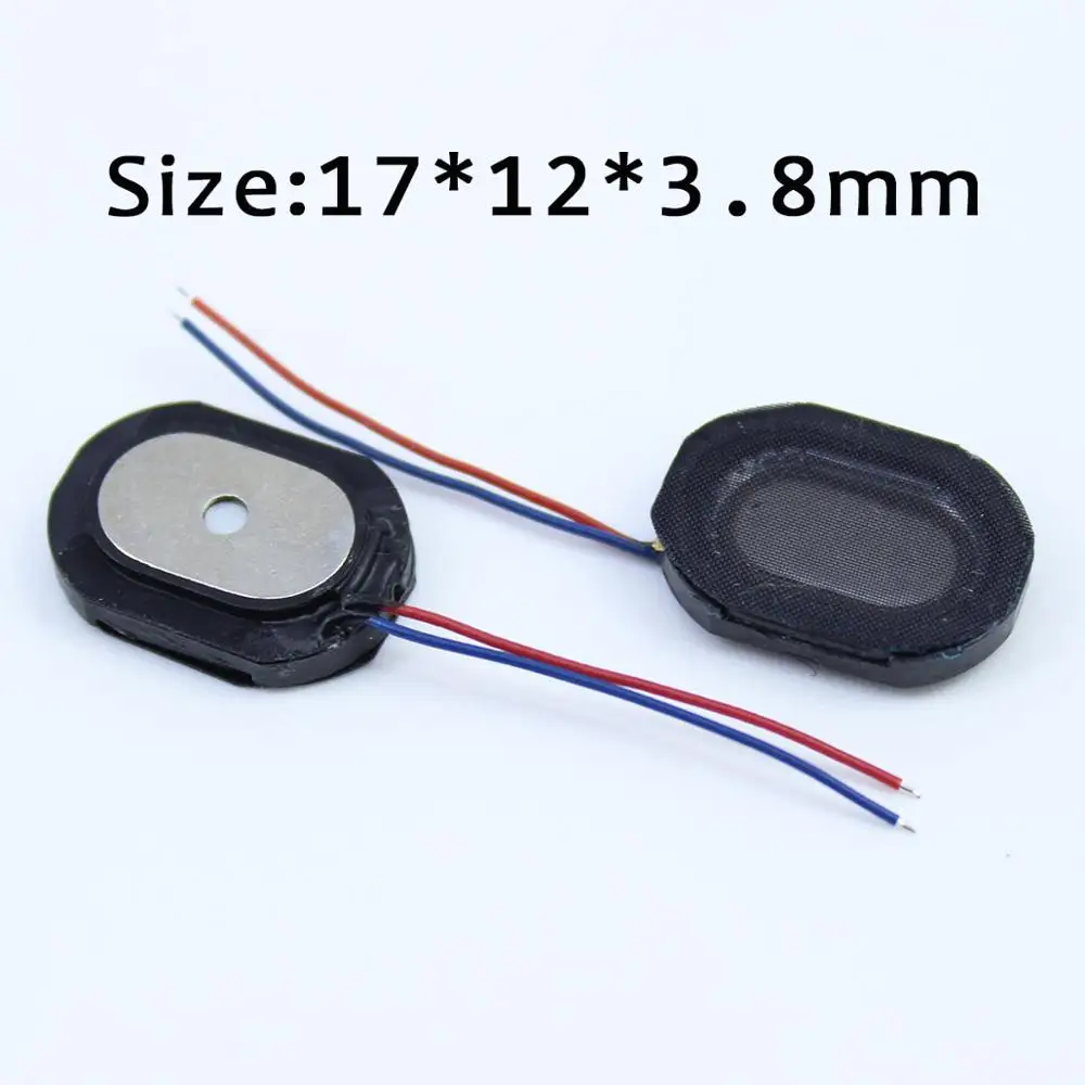 JCD 2Pieces Round Loudspeaker 13 15 17 18 20 23 26 28 30 35 40 mm Buzzer Ringer Speaker Replacement For Cell Phone With Two Line