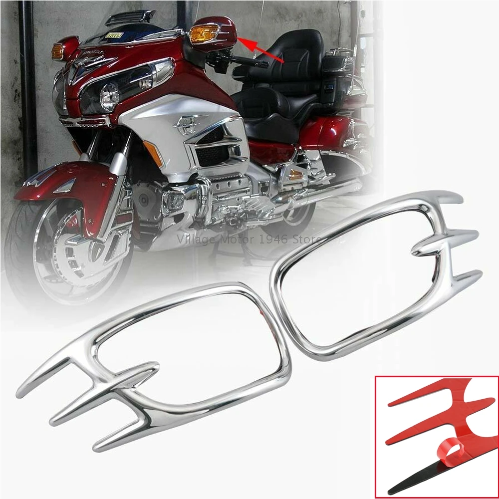 Motorcycle Chrome ABS Plastic Fairing Trim Fit For Honda Goldwing GL 1800 2001-2011 gold wing1800  Modified Accessori