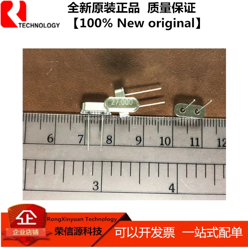 20 PCS/Lot Crystal Oscillator Crystal Resonator 27.000MHz 27.000M 27.000 27MHz  27M  49S HC-49S DIP-2 Passive crystal Quartz New