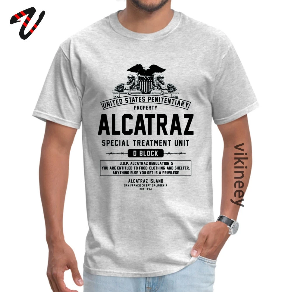 ALCATRAZ S.T.U.  Fabric Man Linux Sleeve T Shirt Casual ostern Day T Shirts Hip hop Tshirts On Sale O-Neck