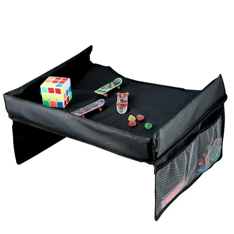 Car Kids Travel Tray Table Activity Snack Play Tray and Organizer for Car Seat Stroller Or Airplane Traveling Children