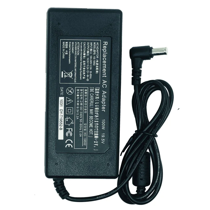 Baru 19.5V 5.2A 100W 6.5*4.4Mm Adaptor untuk SONY LCD TV ADCP-100E03 ACDP-100D01 Power Supply