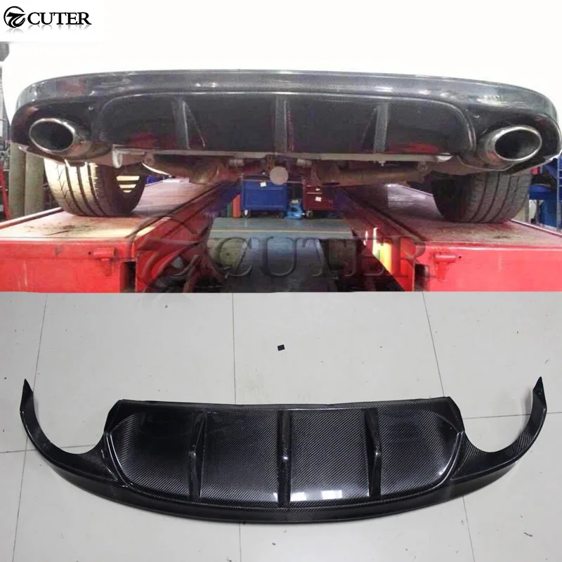 

XF Carbon Fiber Rear Lip Back Bumper Spoiler Diffuser for Jaguar Xf 12-15