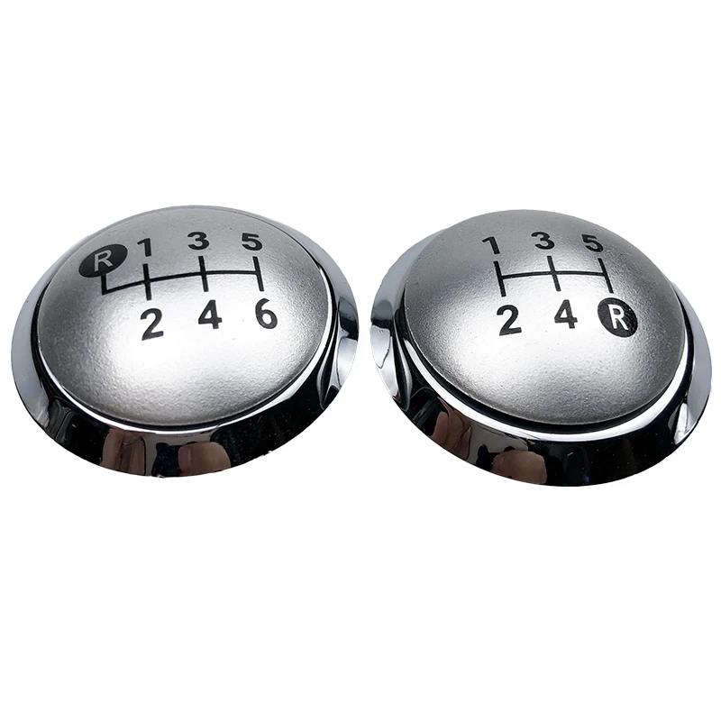 For TOYOTA Corolla RAV4 AVENSIS YARIS D4D URBAN ALTIS SCION Gear Shift Knob Emblem Badge Cover Lever Shifter Cap Black Silver