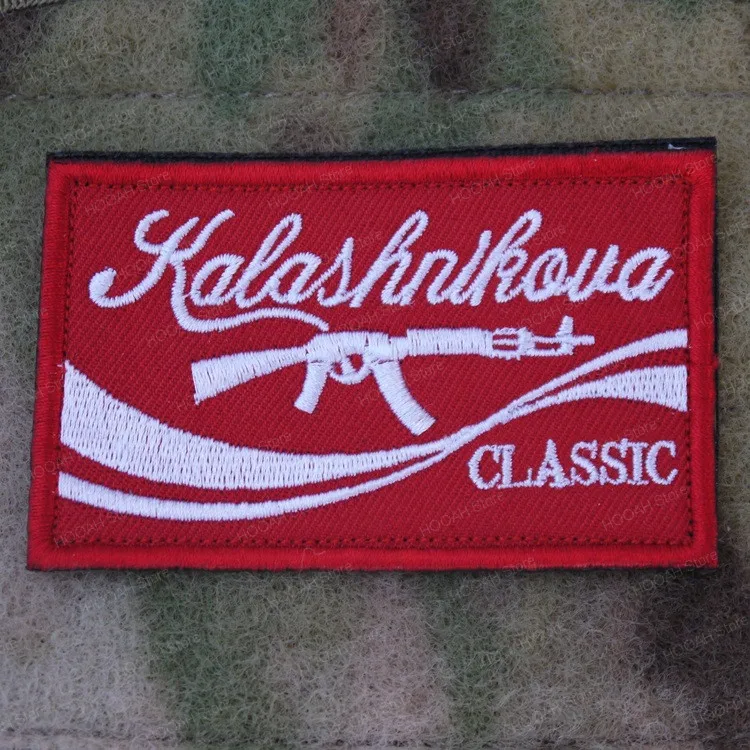 ak47 AK 47 Kalashnikova Krinkov Classic Patch I LOVE ak GUN WEAPON Kalashnikov Russian Tactical  SWAT patch Badge APPLIQUE