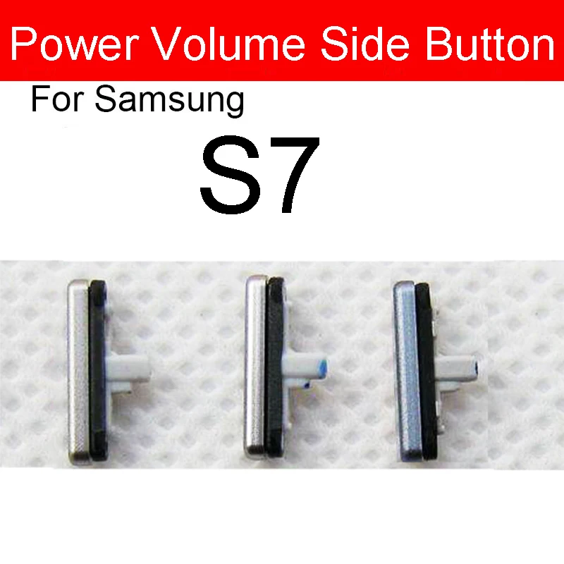 Für Samsung Galaxy S7 G930 G930F S7 Rand G935 G935F Volumen Power On Off Schlüssel Seite Taste Flex Kabel Ersatz teile