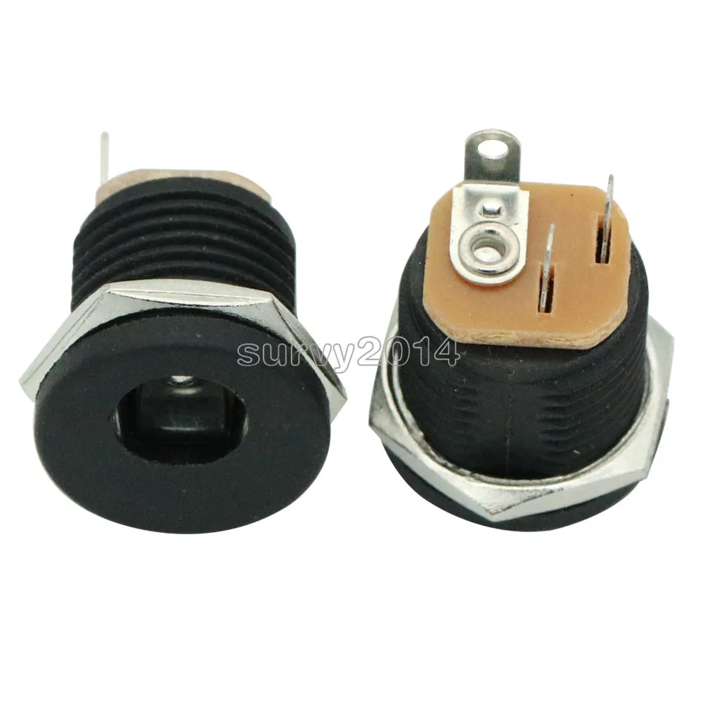 20 pcs DC Power Outlet DC-022 Diameter 5.5mm Inner Pin 2.1mm 5.5x2.1mm