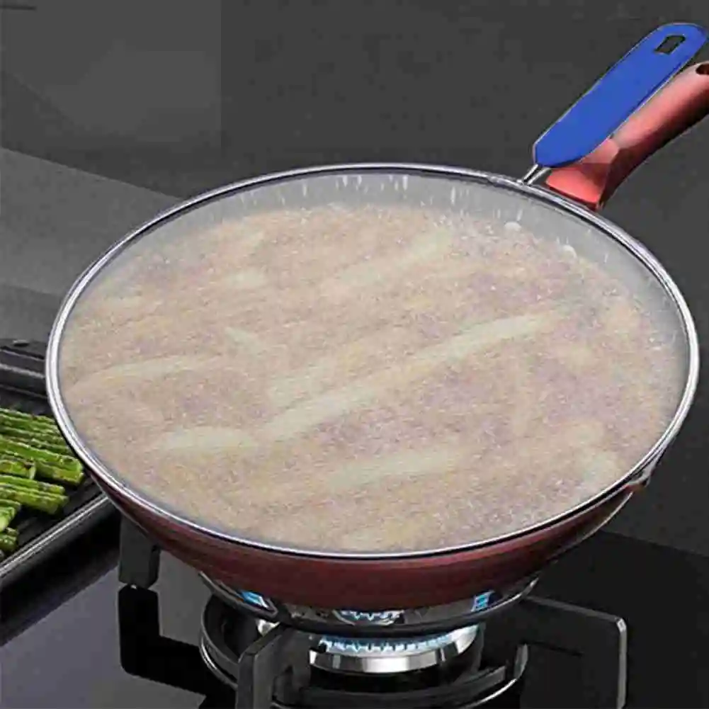 21/25/29/33Cm Wok Splash-proof Oil Net Cover Kitchen Explosion-proof Anti Splatter Screen Mesh Pot Lid Frying Pan Cooking Tools