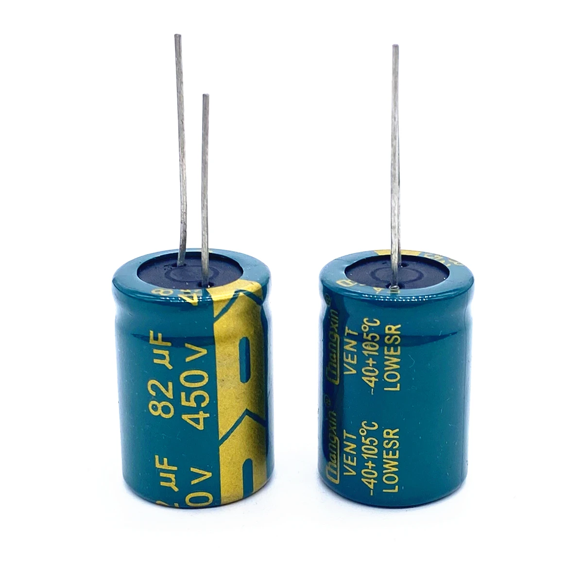 2Pcs/lot 450V 82Uf 450v82UF Hoge Frequentie Lage Esr Aluminium Elektrolytische Condensator Maat 18*25Mm Tolerantie 20% 20%