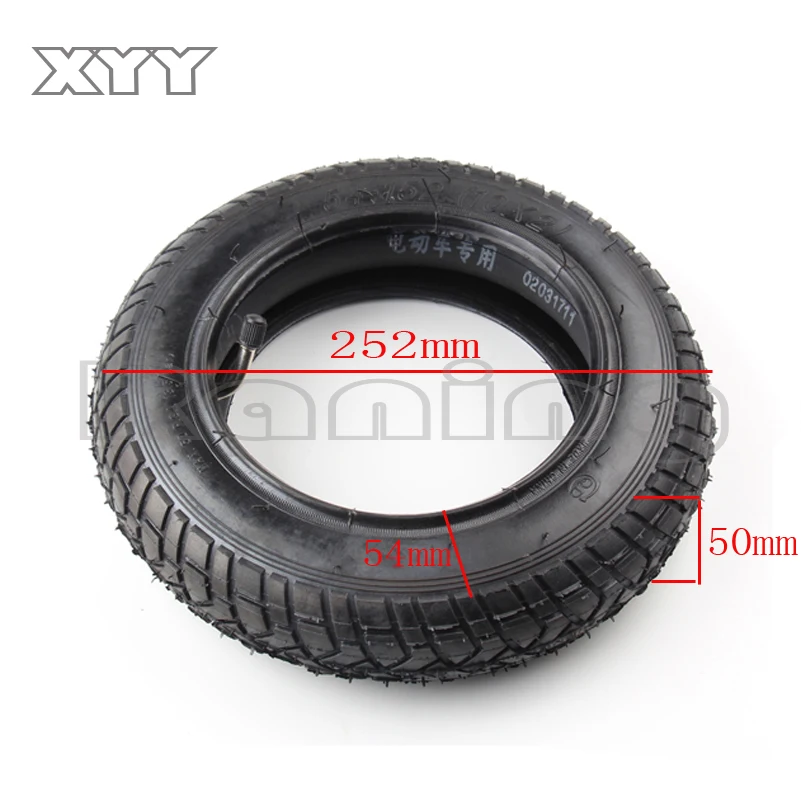 High Quality 10x2 Thickened Pneumatic Inner and Outer Tires 10*2(54-152) Tyre Wheels for Children's Bicycle Electric Scooter