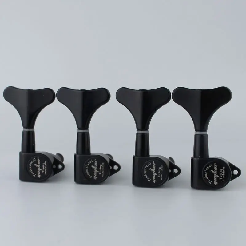 GUYKER Headstock Sealed Black Bass Tuners Machine Heads