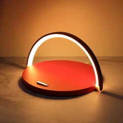 Qi Wireless Charger Pad Table Lamp for iPhone 12 Pro Mini 11 Pro Max XS XR 8 Samsung S21 S20 S10 Fast Charging night light Stand