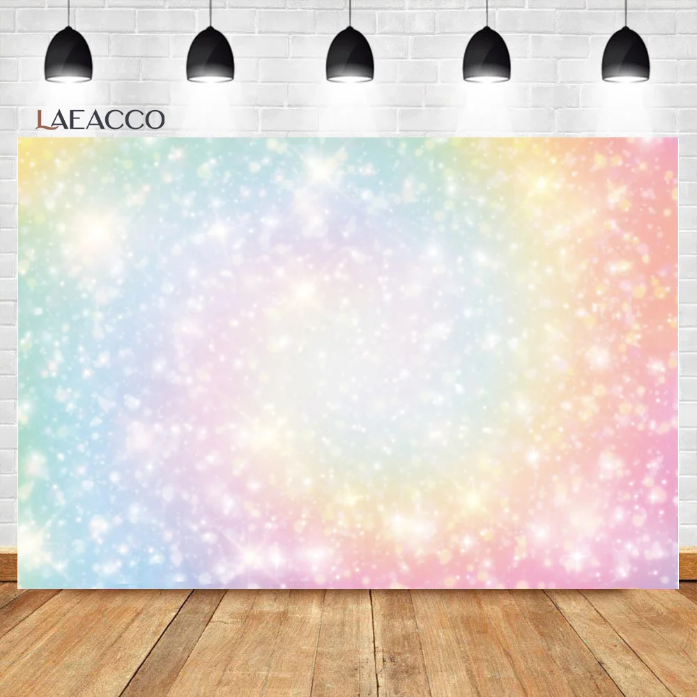 Laeacco Princess Pink Gradient Photocall Background Butterfly Flowers Baby Poster Portrait Photographic Backdrops Photo Studio