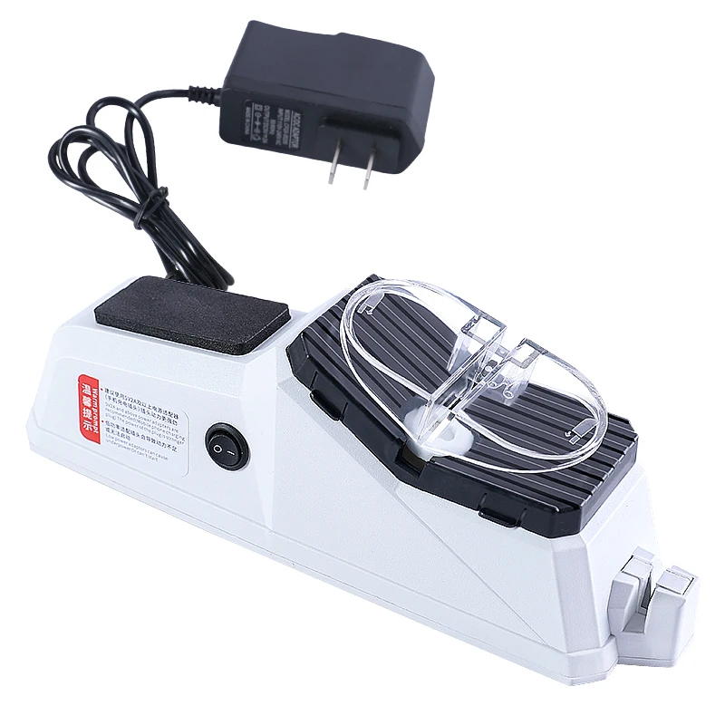 2021 New White Electric Knife Sharpener USB Recharge Kitchen Tools Kitchen Knife Scissors Chefs Knife Specialty Knife Sharpener