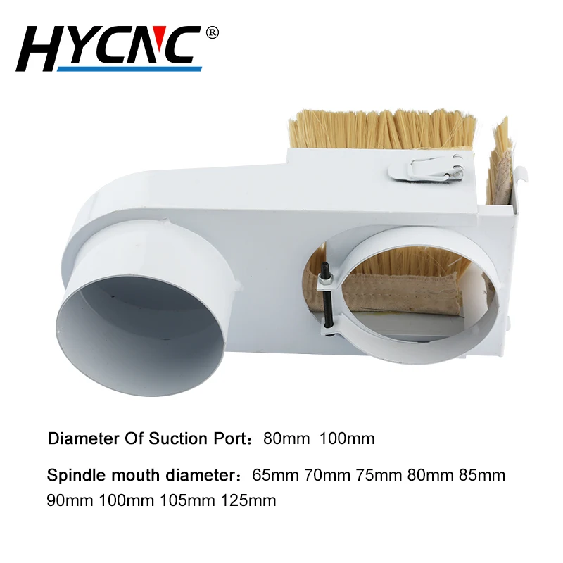 65 70 75 80 85 100 125mm Diameter Dust Cover Dust Collecting Cover Brush For Woodworking Milling Spindle Of CNC Milling Machine