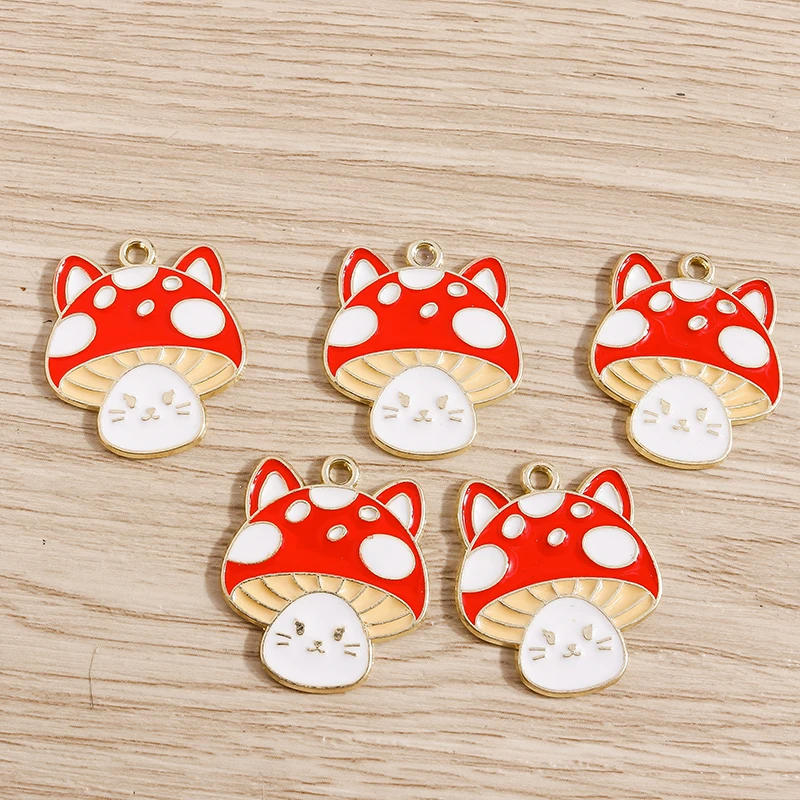 10 Stück Cartoon-Tier-Charms für die Schmuckherstellung, Emaille, Panda, Kaninchen, Katze, Hund, Elefant, Charms-Anhänger für Halsketten, Ohrringe, Geschenk – Detail 37