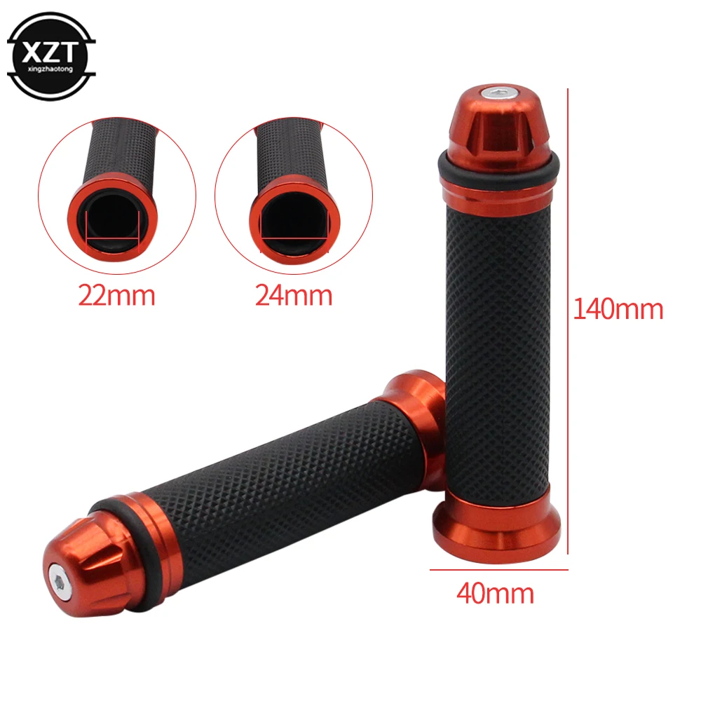 Motorcycle Dirt Bike Rubber Handle Grip pedal biker scooter handlebar grips modified General purpose for 22mm motorcycles