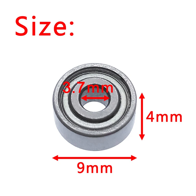 10pcs 603ZZ bearing 3*9*4 mm metal sealed bearing carbon steel bearing 603 miniature bearing hardware transmission parts image 6