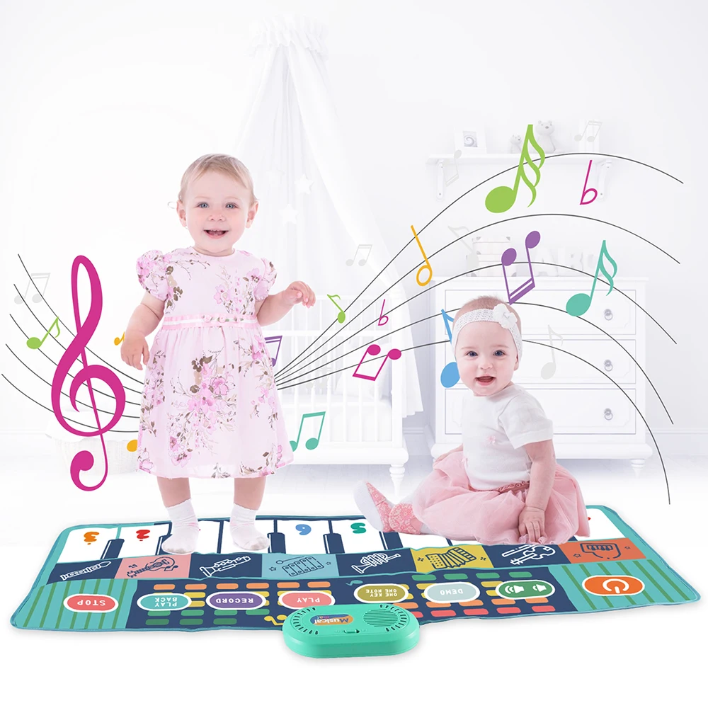 3 Styles Baby Musical Piano Mat Multifunctional Instrument Toys Keyboard Playing Carpets Educational Toys Gifts for Children Kid