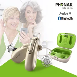 Phonak hearing aids RIC bluetooth rechargeable wireless digital 8 channels Programmable Audeo M30-R Hearing Aids for Deafness
