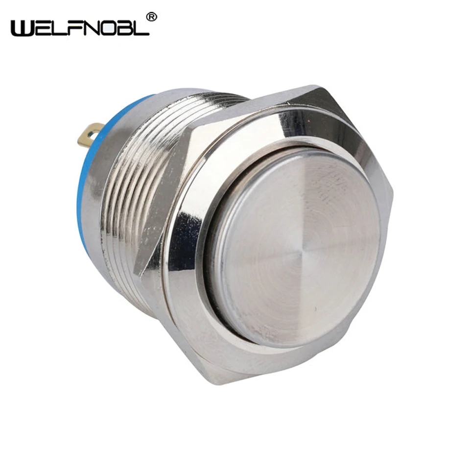 

22mm Pin 1NO Customized Automobile Mechanical Type Electrical Mental Push Button Switch