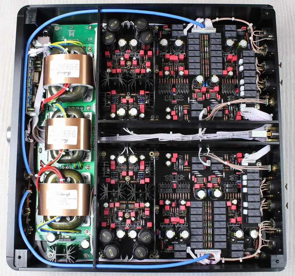 Audio-GD Master 9, полностью балансный предусилитель, предусилитель, предусилитель, баланс чистого класса A, усилитель для наушников, дизайн ACSS