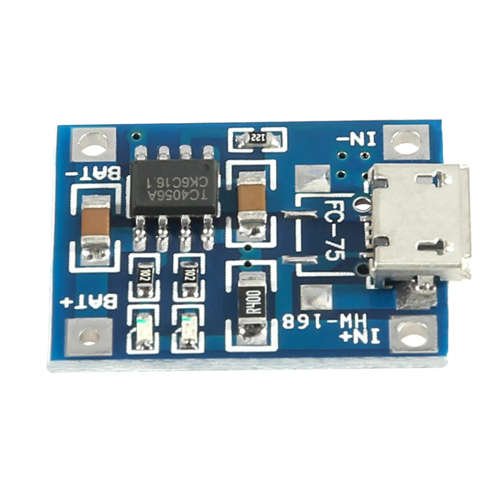 1 Chiếc TP4056 Micro USB 5V 1A Sạc Pin Lithium Mô Đun Bo Mạch Sạc Với Bảo Vệ Kép Chức Năng 1A Li-ion TP4056 18650