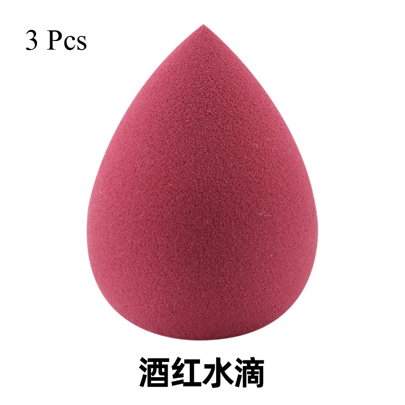 3pcs Free shipping Beauty Makeup Sponge Blender Cosmetic Puff Applicator Super Soft For Powder Smooth concealer Blending