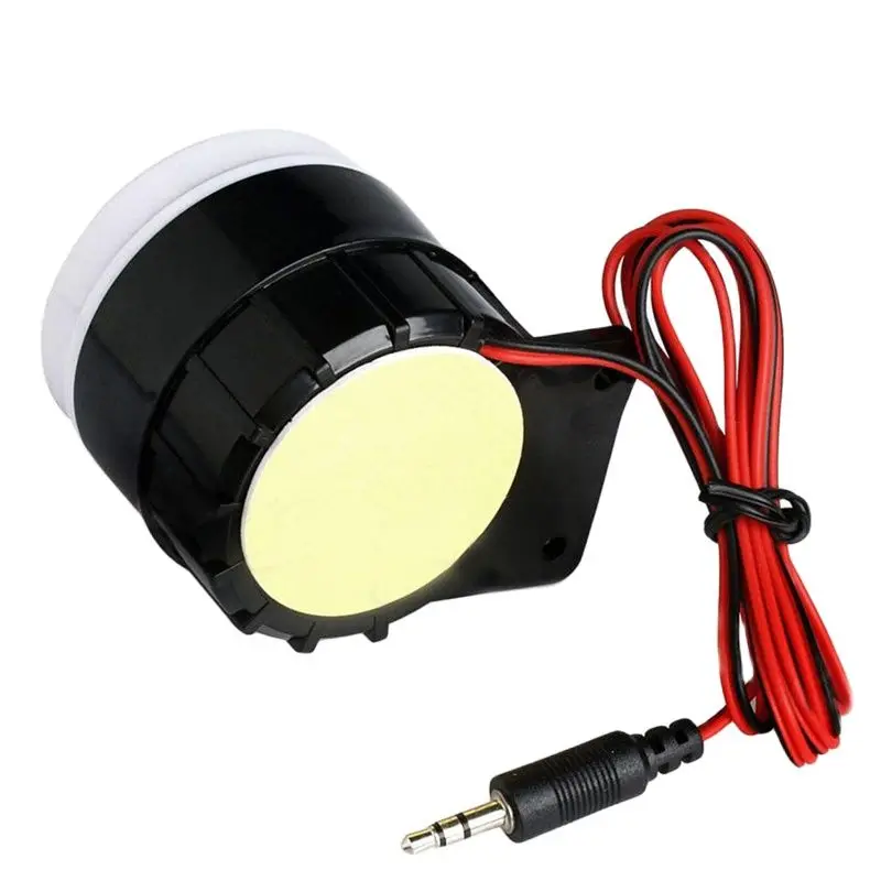 KINJOIN DC 12V Wired Mini Sirena a tromba Sistema di allarme sonoro domestico 120DB Dispositivo di sicurezza antifurto intelligente