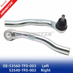 OEM 53560-TF0-003 53540-TF0-003 Left & Right Power Steering Outer Tie Rod Set End Set For Honda FIT JAZZ GE CITY 2009-2014