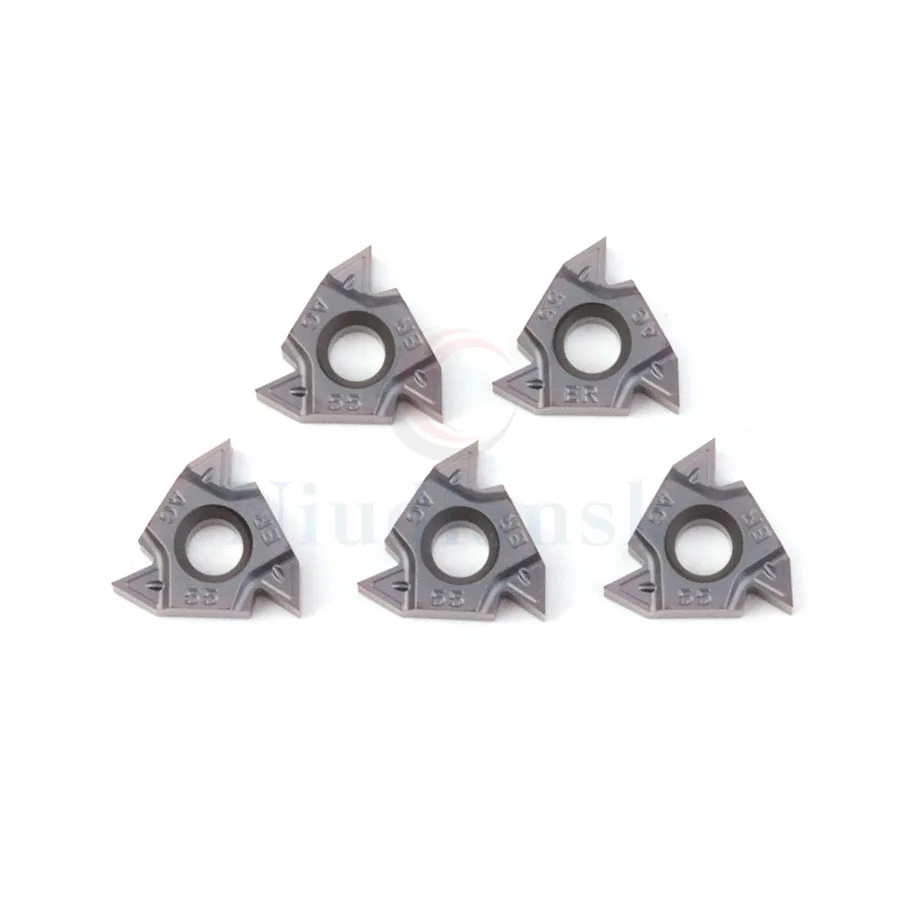 Ferramentas de torno cnc 16ir, 16er a55 g55 ag55 sk2025 16er a60 g60 ag60 sk2025 para inserção de rosca em carboneto, para processamento de aço inoxidável