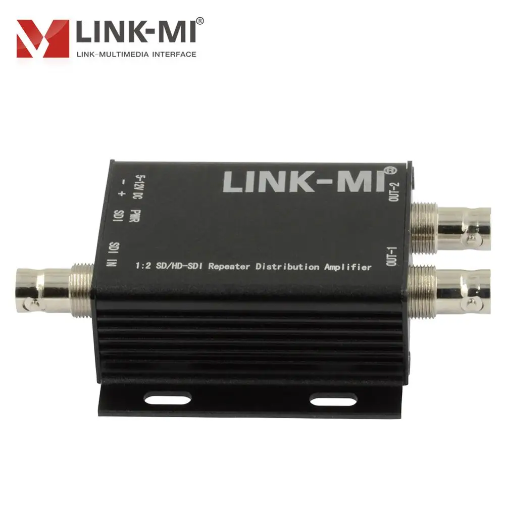 Imagem -06 - Link-mi Divisor Sdi de Portos Repetidor Amplificador 1080p Sdi Padrão sd hd 3g-sdi em Fora Distribuição de Vídeo