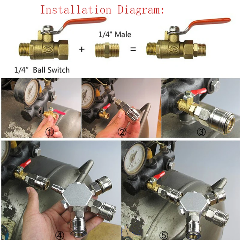 Air Compressor Distributor,1/4