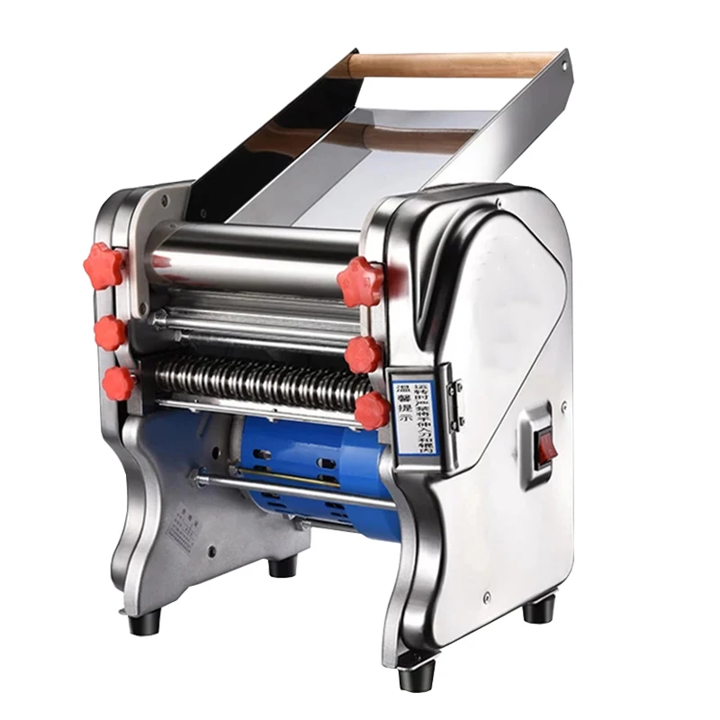 Electric Dough Roller Sheeter S.steel Noodle Dumpling Pasta Maker Making Machine with Changeable Roller And Blade