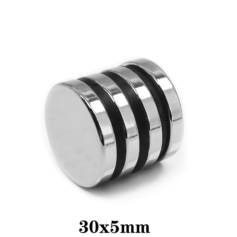 1/2/3/5/10/20PCS 30x5 Super Powerful Strong Magnetic Magnets 30mmx5mm Permanent Neodymium Magnets 30x5mm Round Magnet 30*5