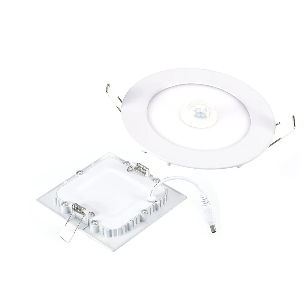 

6/12/18/24W LED Panel AC180-265V Ultra-thin IR Motion Sensor Modern Led Ceiling Lights Surface Mounted down light for home