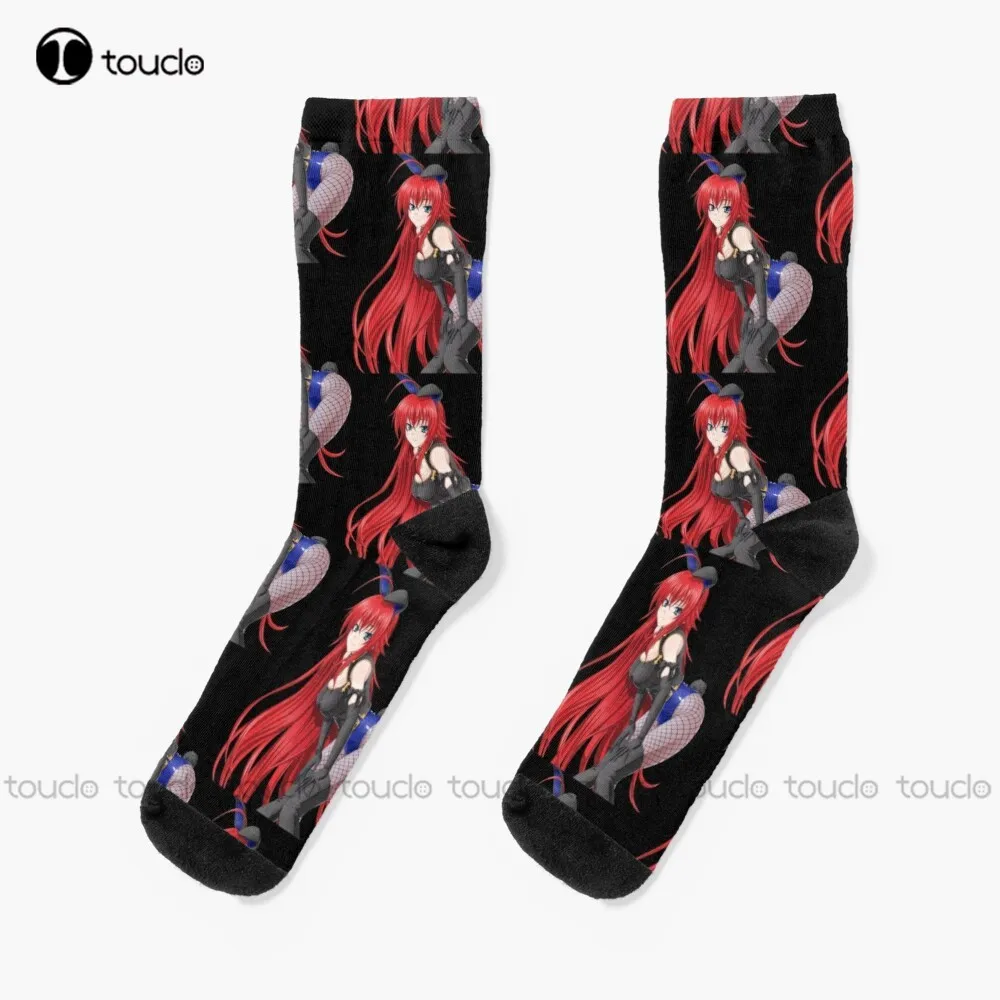 Rias Gremory Socks Boot Socks For Men Personalized Custom Unisex Adult Teen Youth Socks 360° Digital Print Christmas Gift Gift