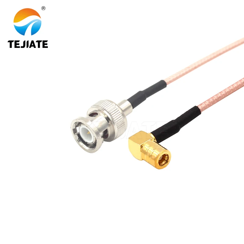 1PCS TEJIATE Adapter Cable SMB To BNC Type SMBKW Convert BNCJ 8-90CM 1M 1.5M 2M Length Connector RG316 Wire