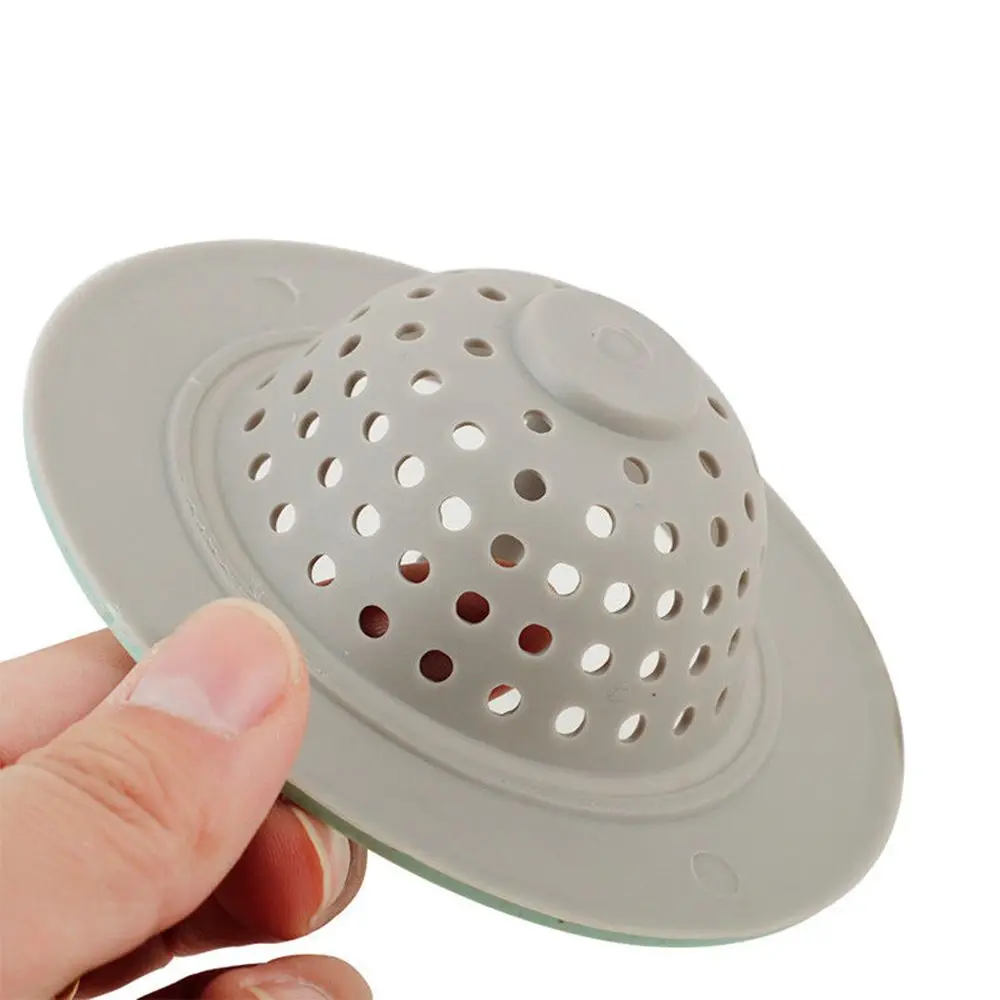 Kitchen Sink Anti-clogging Filter Kitchen Garbage Filter Mesh Silicone Toilet Hair Filter Round Silicone Kitchen Gadget