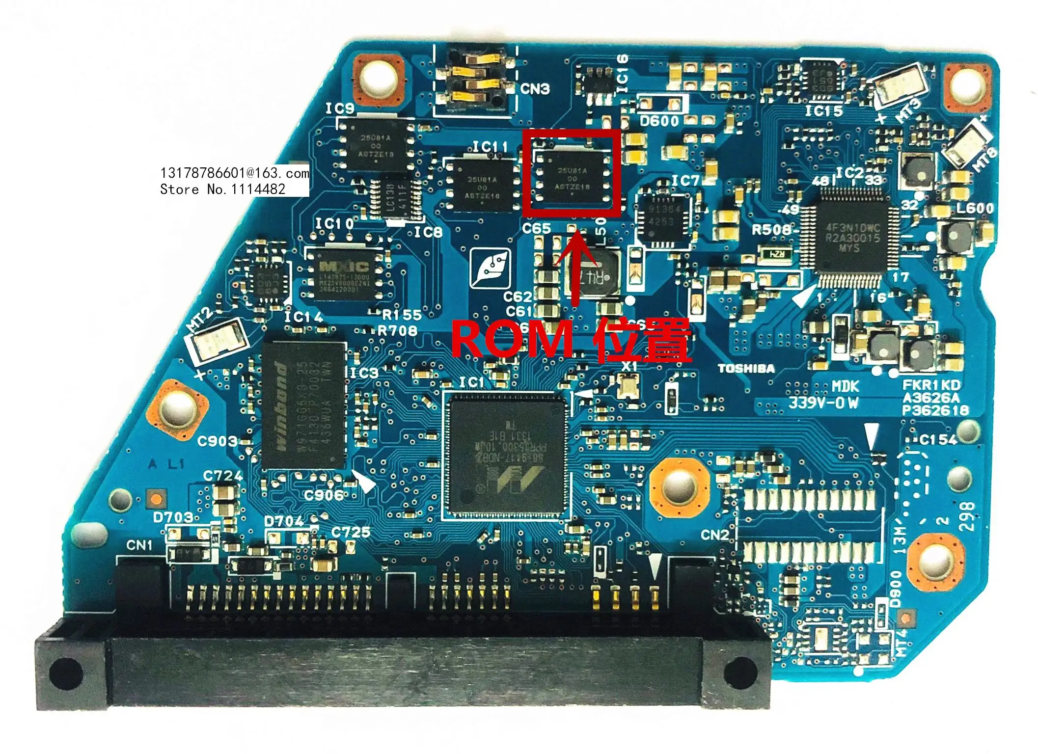 G3626A 100% Original hard disk board Mobile Good test PCB circuit board G3626A