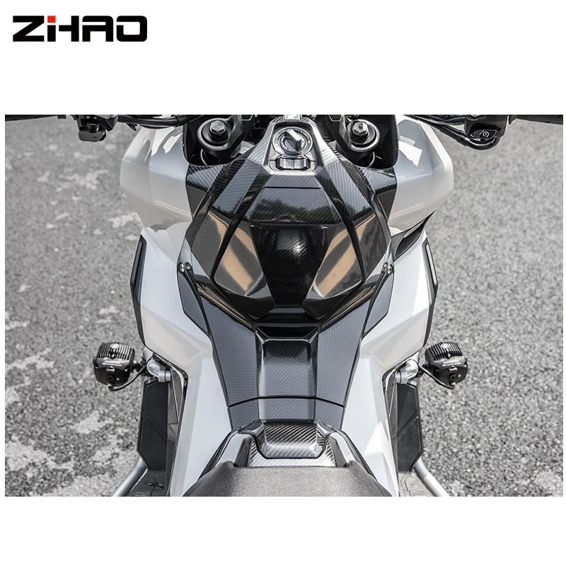Pegatina de carbono para motocicleta, Protector de almohadilla de tanque para Scooter X ADV 750 Xadv 750, 2019- 2021