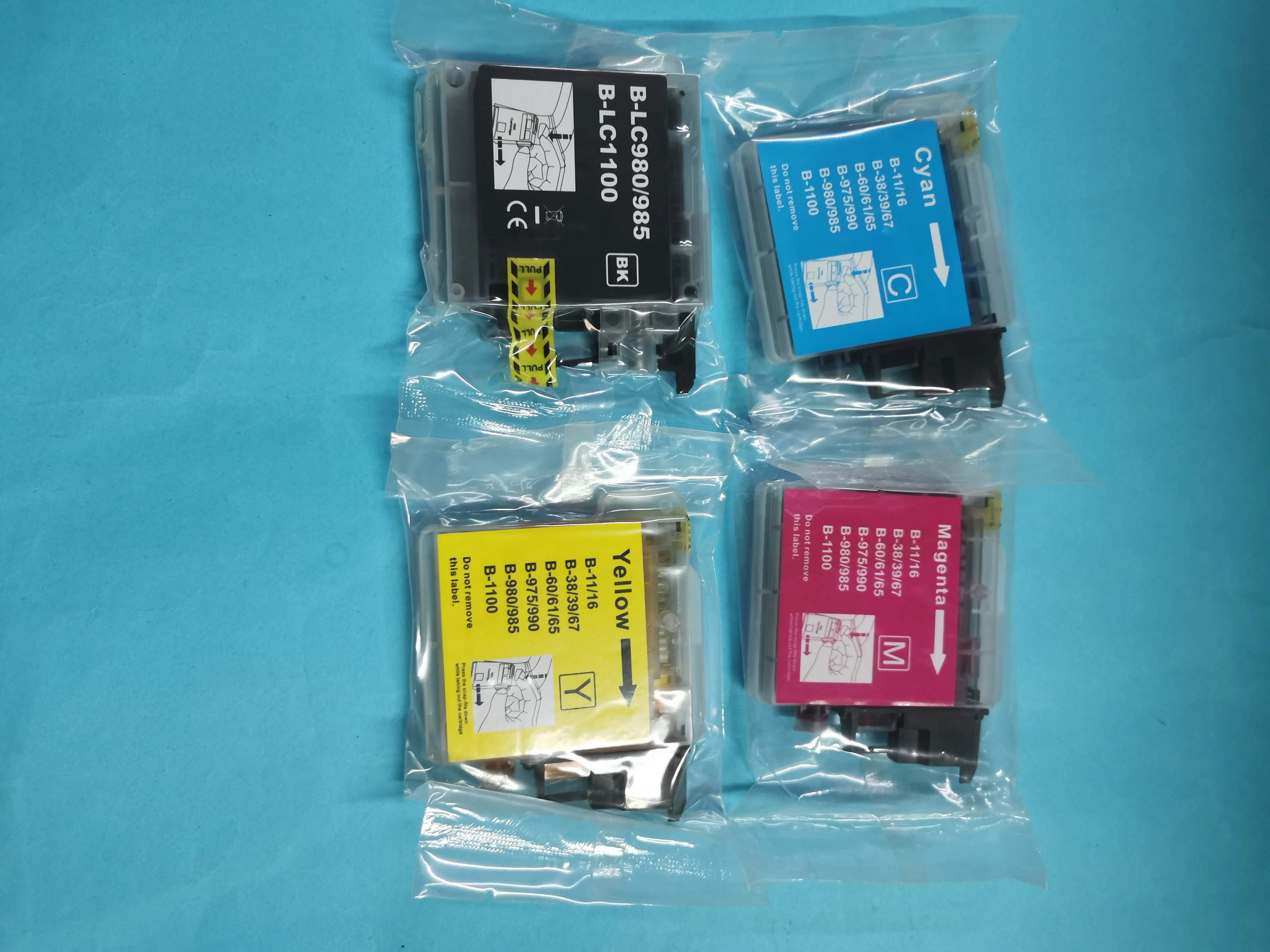 Compatible Ink Cartridge LC11 LC16 LC38 LC39 LC60 LC61 LC65 LC975 LC990 LC985 LC1100 LC980 for  MFC-J220 MFC-J265W