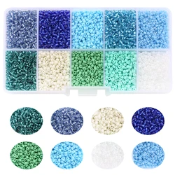Brand New 2mm Gradient Seed Beads Kit For Jewelry Making Glass Jewelry Beads For Needlework Craft Necklace Bracelet Handmade DIY