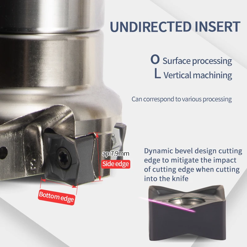 HSB-MFSN88050R-4T-M 82.8 utensili per la fresatura di macchine utensili CNC MFSN fresa e inserto di fresatura SUMU